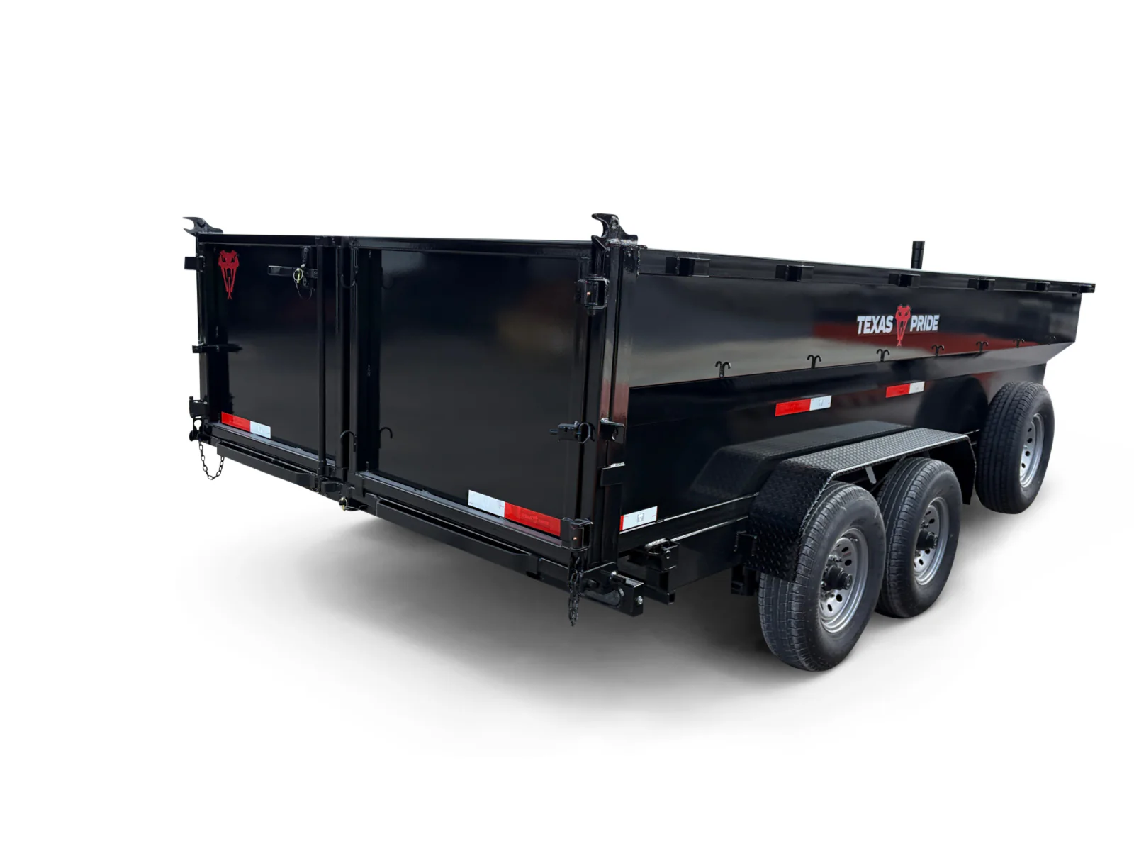7'x16'x3' - 16K GVWR - Bumper Pull Telescopic Dump Trailer - Image 4