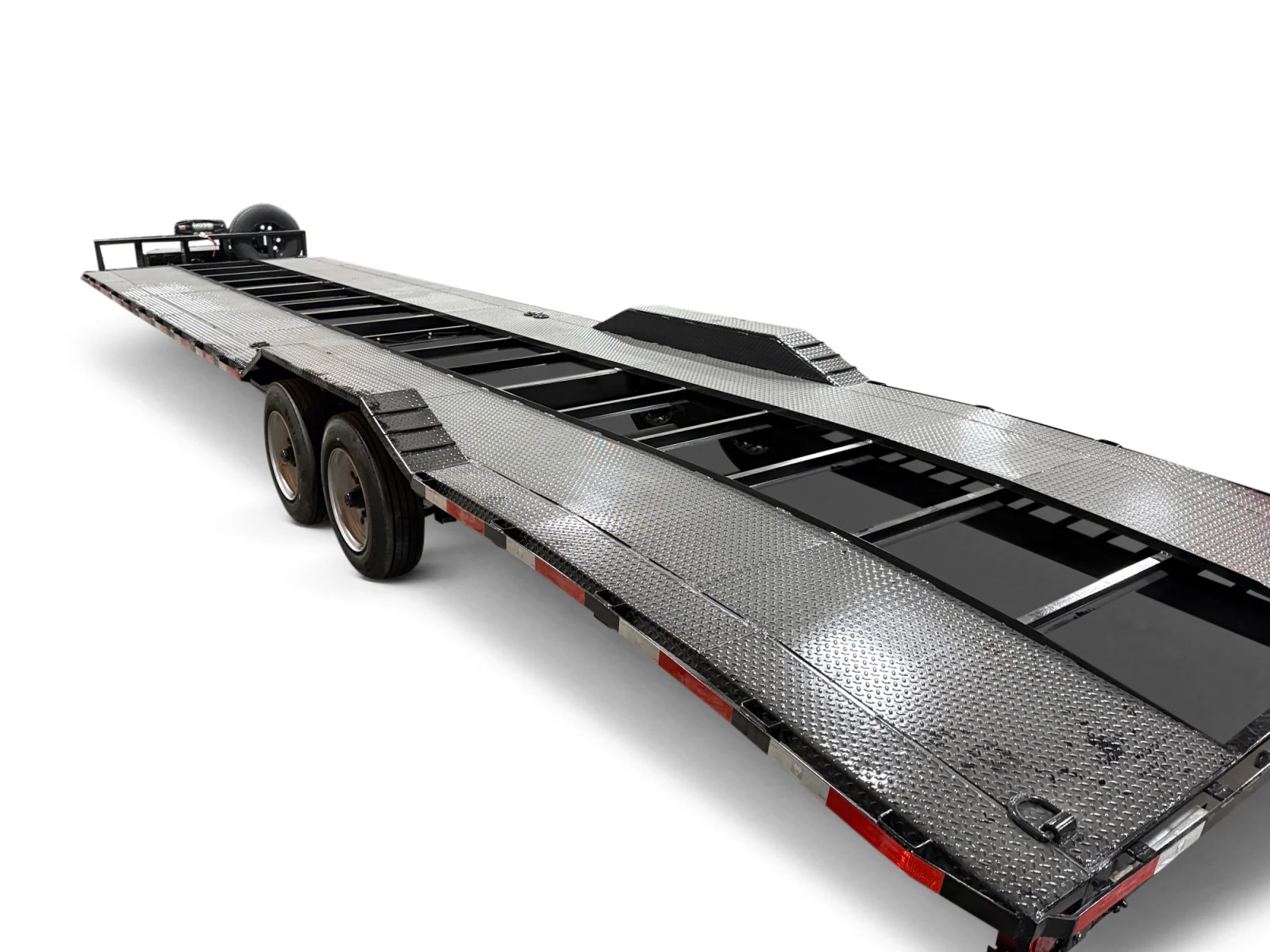 7'x30'x6' - 16K GVWR Bumper Pull Two Car Hauler - Image 4